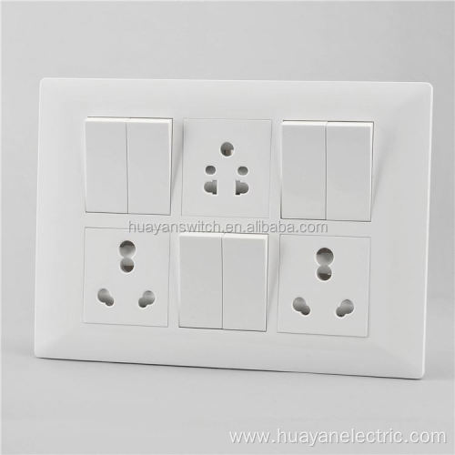 Hot sale different types modular combination wall switch